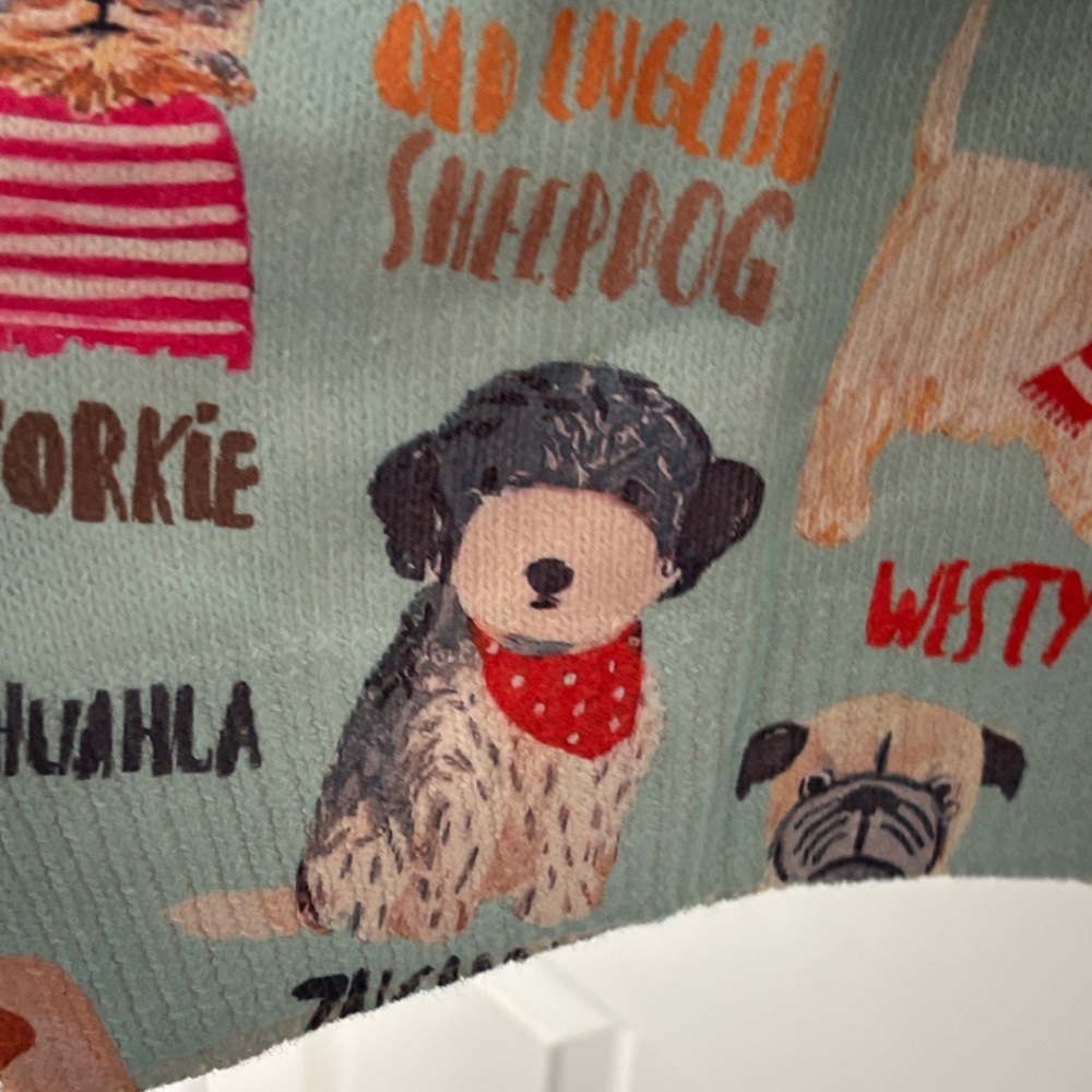 Dog Print Women's Top - Picture 9 of 13